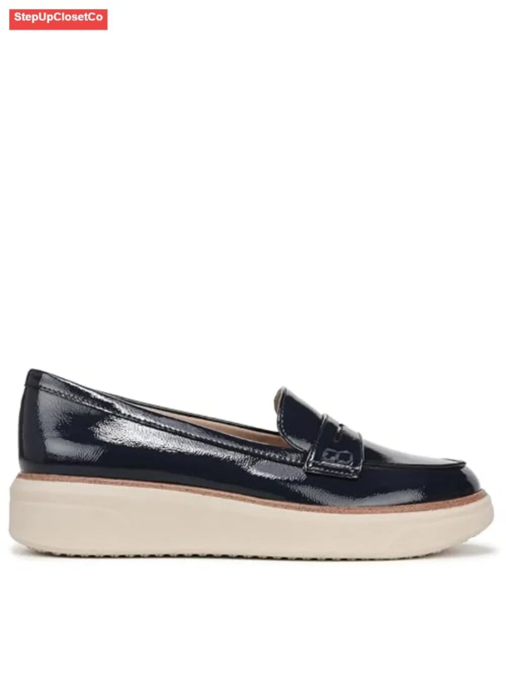 Women's Soft System Platform Loafers Comfort Slip-On Shoes